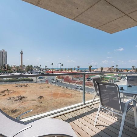 תל אביב Beautiful Sunny 3 Bedrooms In Font Of The Beach מראה חיצוני תמונה