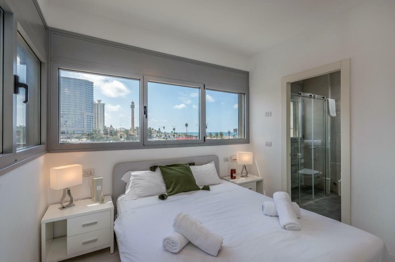תל אביב Beautiful Sunny 3 Bedrooms In Font Of The Beach מראה חיצוני תמונה
